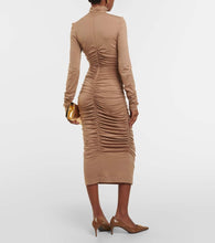 Dolce&Gabbana Ruched wool-blend minidress