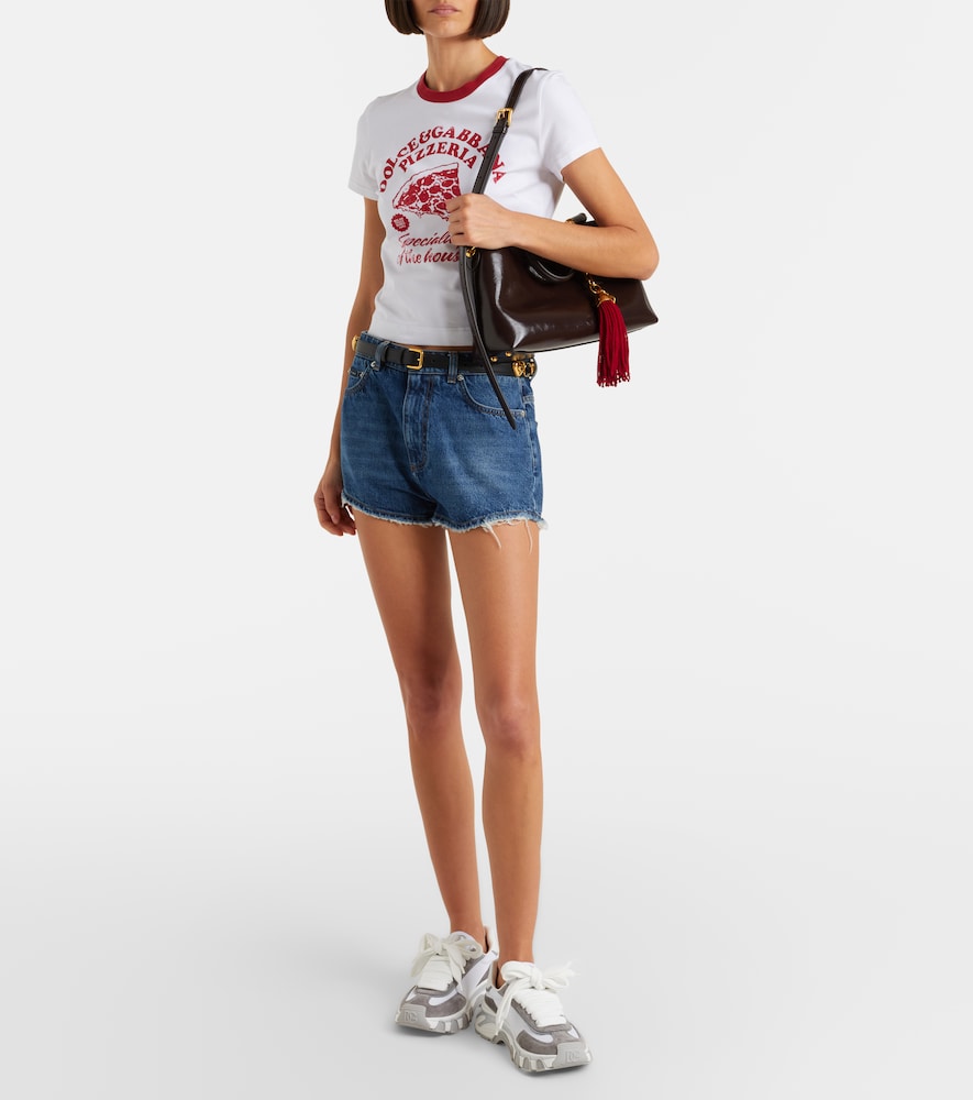 Dolce&Gabbana Runner suede-trimmed sneakers