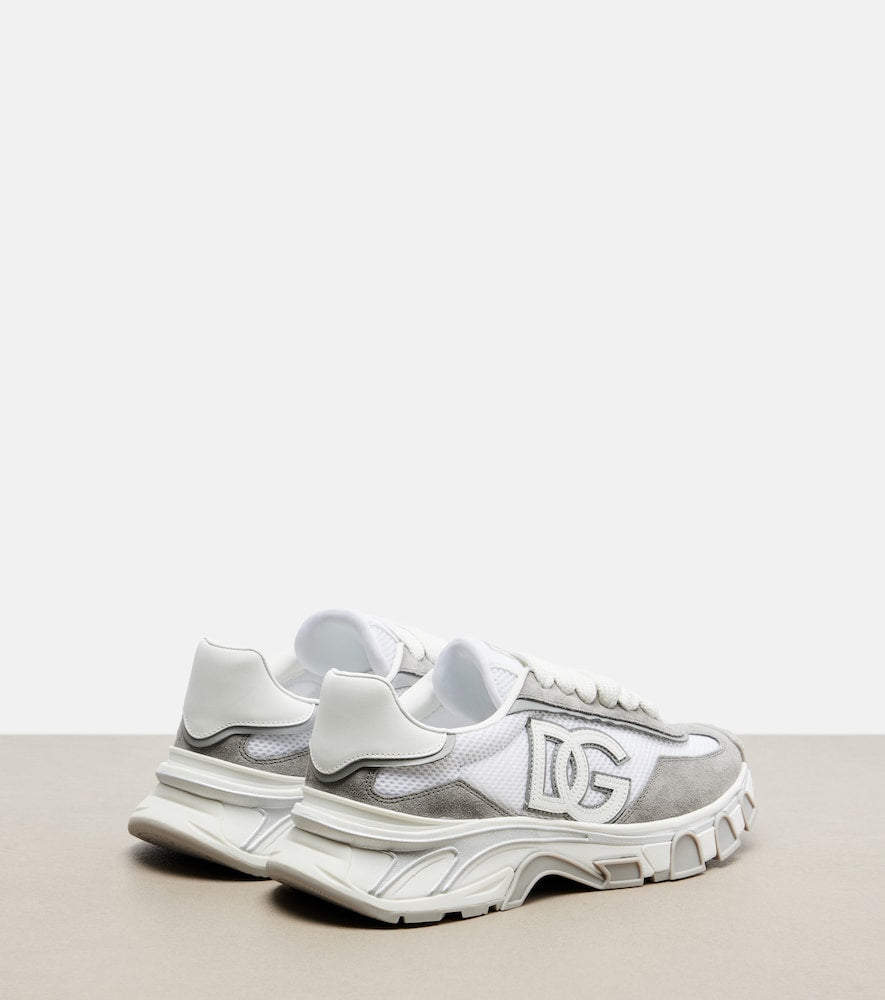 Dolce&Gabbana Runner suede-trimmed sneakers