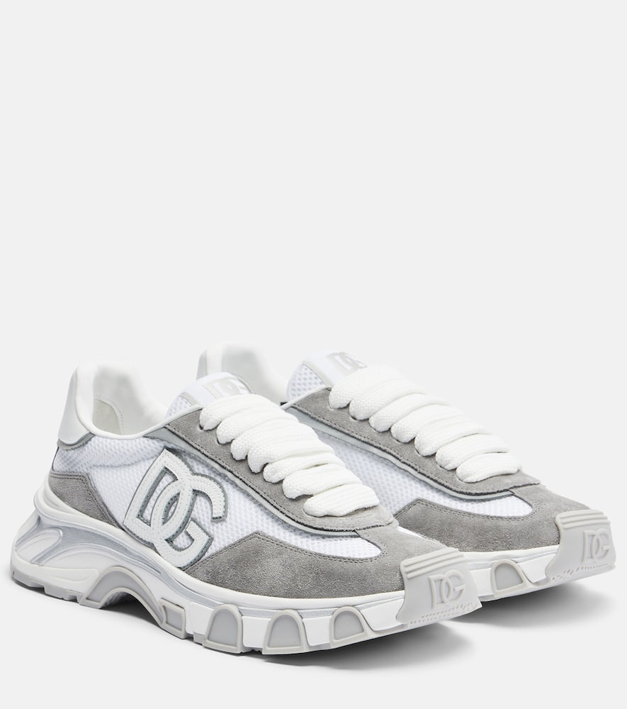 Dolce&Gabbana Runner suede-trimmed sneakers