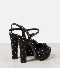 Dolce&Gabbana Satin platform sandals