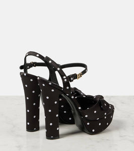 Dolce&Gabbana Satin platform sandals