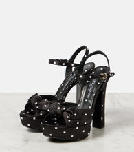 Dolce&Gabbana Satin platform sandals