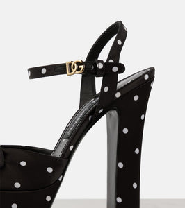 Dolce&Gabbana Satin platform sandals