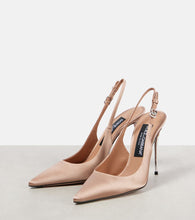 Dolce&Gabbana Satin slingback pumps