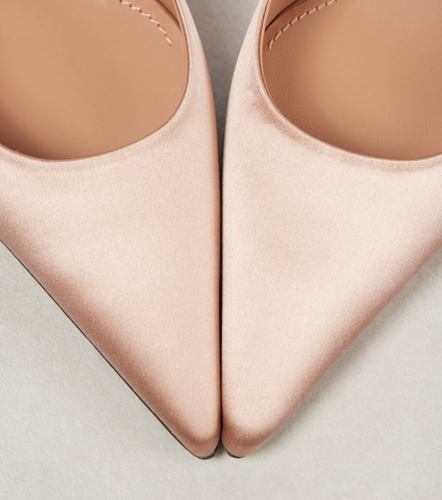 Dolce&Gabbana Satin slingback pumps