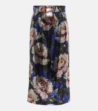 Dolce&Gabbana Sequined floral midi skirt - Dolce&Gabbana 亮片花卉中长裙