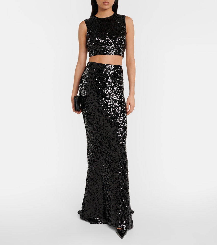 Dolce&Gabbana Sequined maxi skirt