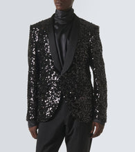 Dolce&Gabbana Sequined tuxedo jacket