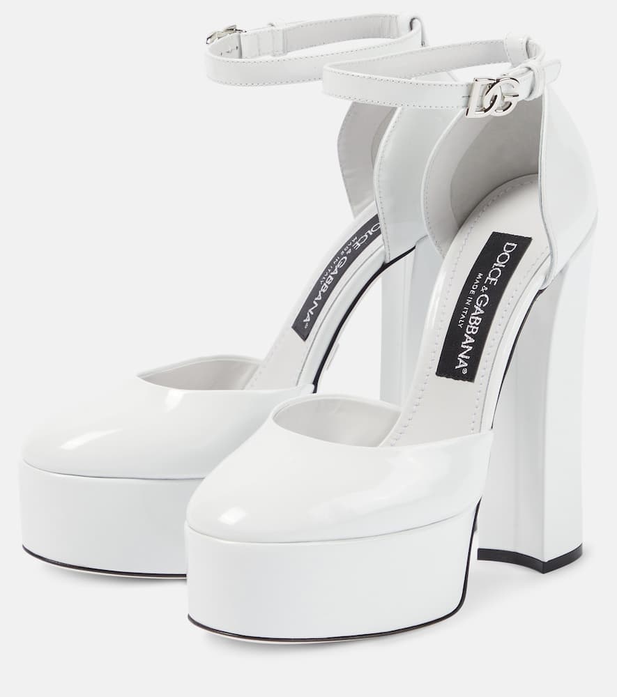 Dolce&Gabbana Sharon patent leather platform pumps