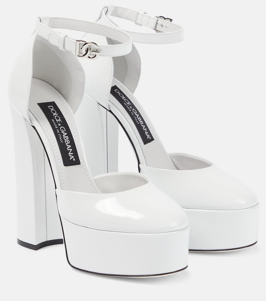 Dolce&Gabbana Sharon patent leather platform pumps