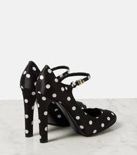 Dolce&Gabbana Sharon polka-dot satin Mary Jane pumps