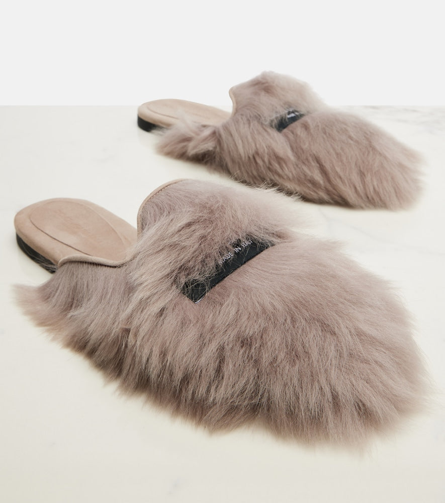Dolce&Gabbana Shearling mules