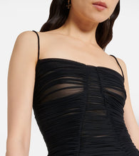 Dolce&Gabbana Sheer draped tulle midi dress