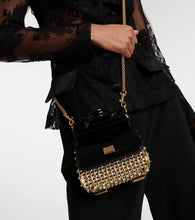 Dolce&Gabbana Sicily Box Mini leather-trimmed tote bag