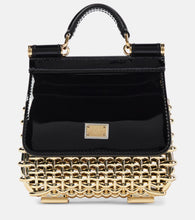 Dolce&Gabbana Sicily Box Mini leather-trimmed tote bag