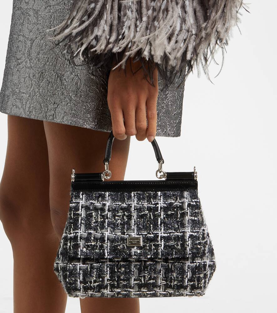 Dolce&Gabbana Sicily Medium Bouclé tote bag