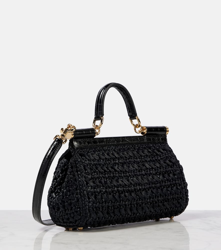 Dolce&Gabbana Sicily Medium raffia tote bag