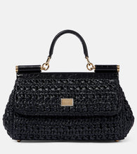 Dolce&Gabbana Sicily Medium raffia tote bag. Shop Dolce&Gabbana Top-Handle Bags for women now.