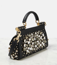 Dolce&Gabbana Sicily Small embellished leather tote bag