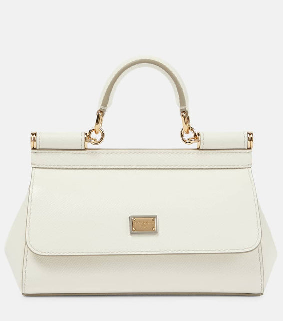 Dolce&Gabbana Sicily Small leather shoulder bag. Shop Dolce&Gabbana Shoulder Bags for women now.