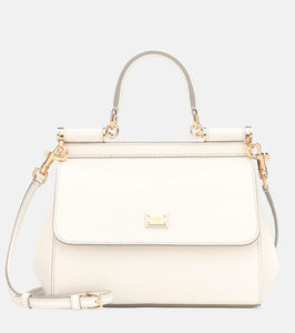 Dolce&Gabbana Sicily Small leather shoulder bag. Shop Dolce&Gabbana Shoulder Bags for women now.