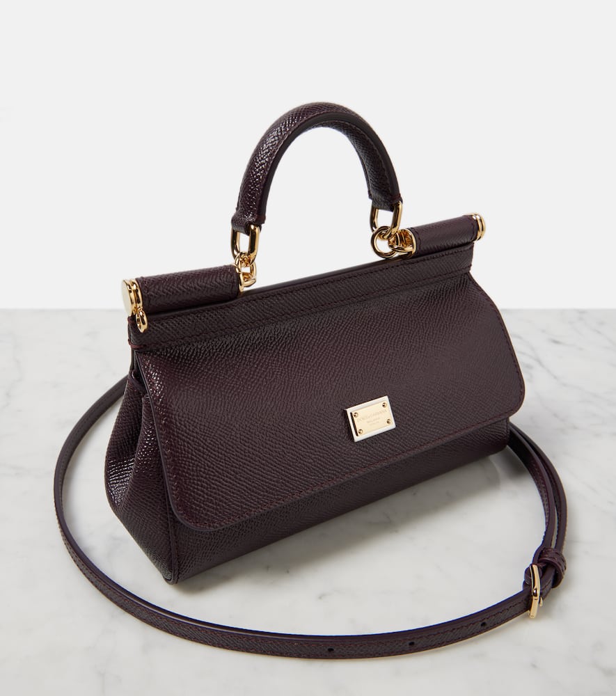 Dolce&Gabbana Sicily Small leather tote bag