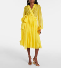 Dolce&Gabbana Silk chiffon midi dress