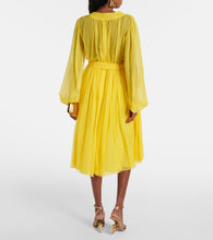Dolce&Gabbana Silk chiffon midi dress
