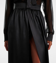Dolce&Gabbana Silk satin maxi skirt