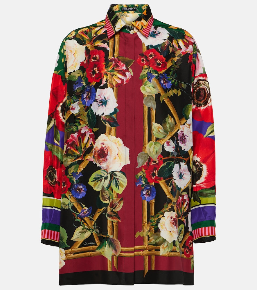 Dolce&Gabbana Silk shirt dress. Dolce&Gabbana 真丝衬衫裙