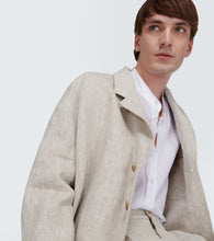 Dolce&Gabbana Single-breasted linen blazer