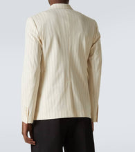 Dolce&Gabbana Striped cotton-blend blazer