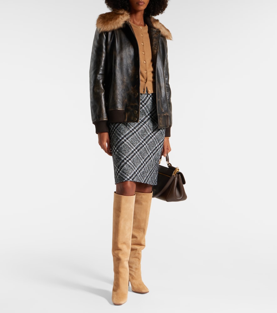 Dolce&Gabbana Suede over-the-knee boots