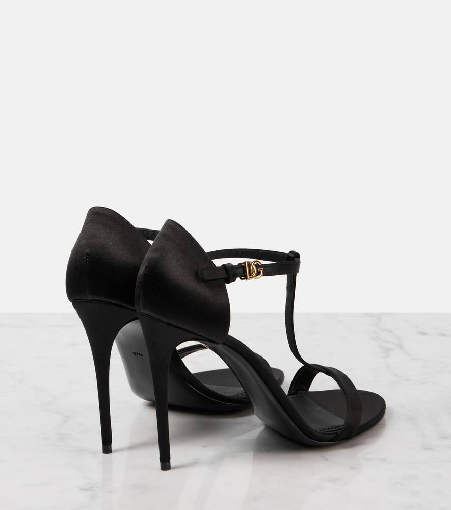Dolce&Gabbana T-bar satin sandals