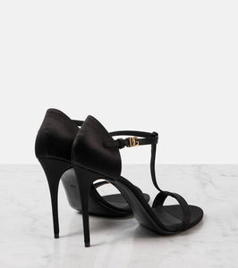 Dolce&Gabbana T-bar satin sandals
