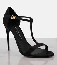 Dolce&Gabbana T-bar satin sandals