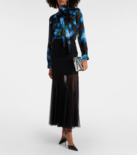 Dolce&Gabbana Tulle-trimmed maxi skirt
