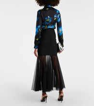 Dolce&Gabbana Tulle-trimmed maxi skirt