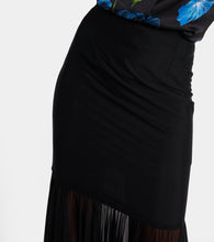 Dolce&Gabbana Tulle-trimmed maxi skirt