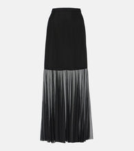 Dolce&Gabbana Tulle-trimmed maxi skirt - Dolce&Gabbana 薄纱饰边长裙