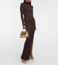 Dolce&Gabbana Turtleneck jersey maxi dress