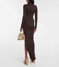 Dolce&Gabbana Turtleneck jersey maxi dress