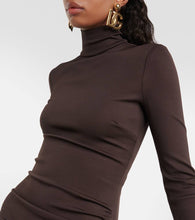 Dolce&Gabbana Turtleneck jersey maxi dress
