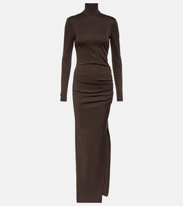 Dolce&Gabbana Turtleneck jersey maxi dress