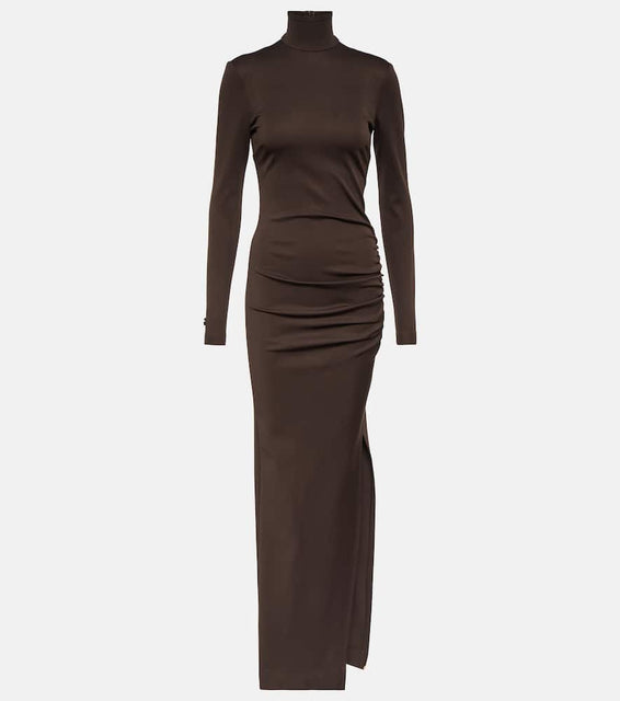 Dolce&Gabbana Turtleneck jersey maxi dress