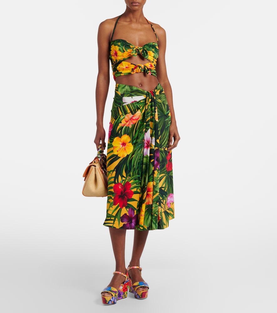 Dolce&Gabbana Bianca floral wedges (Multicoloured) - High-Heel Sandals