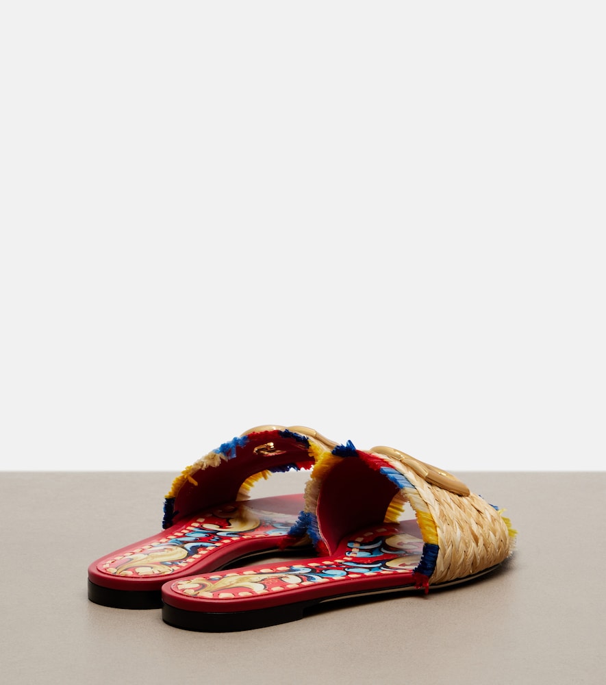 Multicoloured Dolce&Gabbana DG slides - Slides