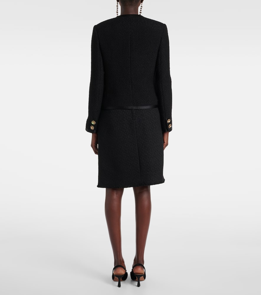Dolce&Gabbana Wool and silk-blend tweed jacket