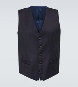 Dolce&Gabbana Wool and silk-blend vest